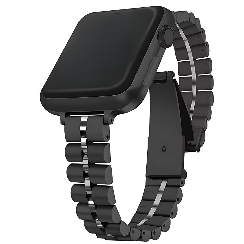 Aurevra Slim Jubilee Apple Watch Band – Stainless Steel Classic Design