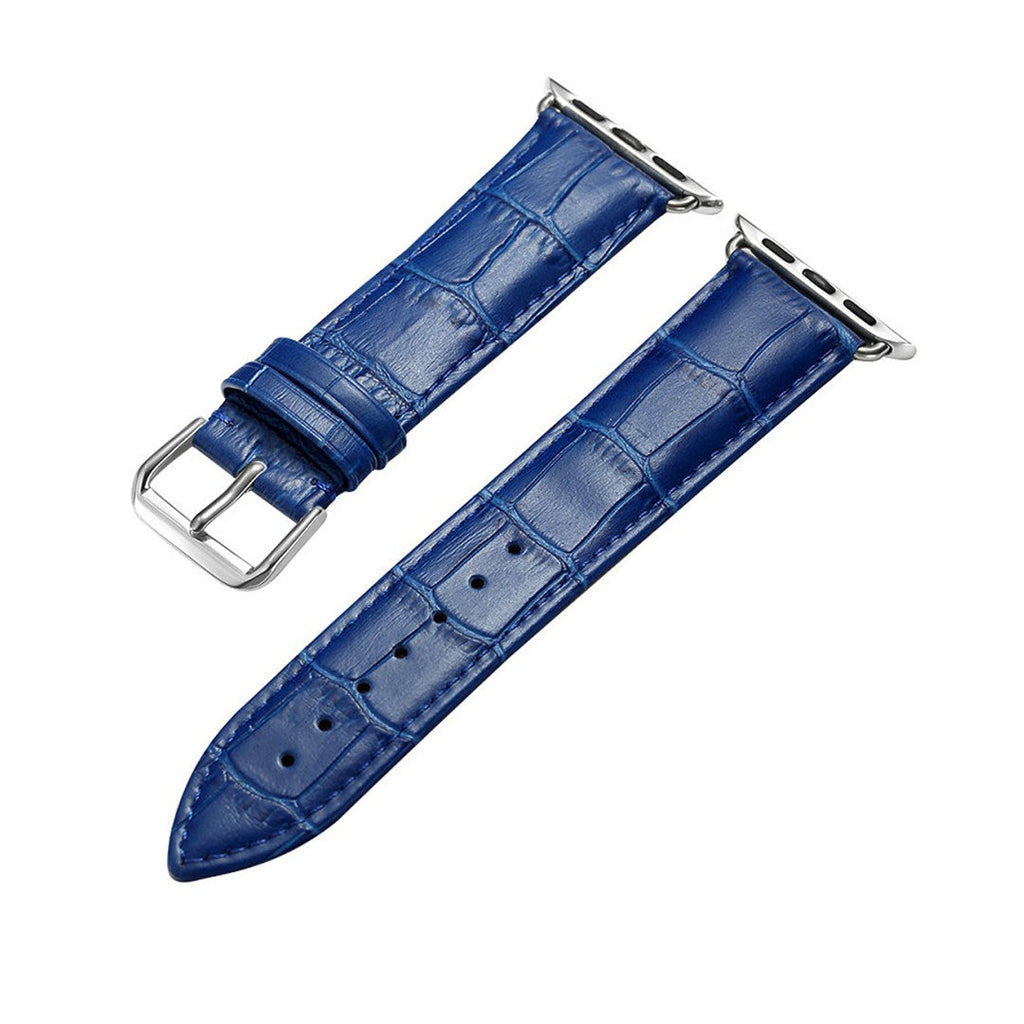 Eloria Dress Leather Apple Watch Band – Genuine Leather, Polished Finish