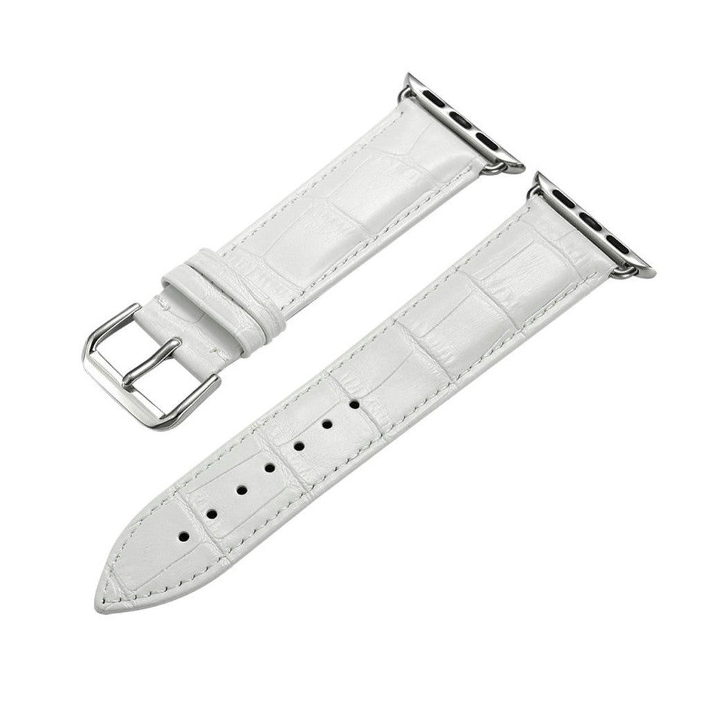 Eloria Dress Leather Apple Watch Band – Genuine Leather, Polished Finish