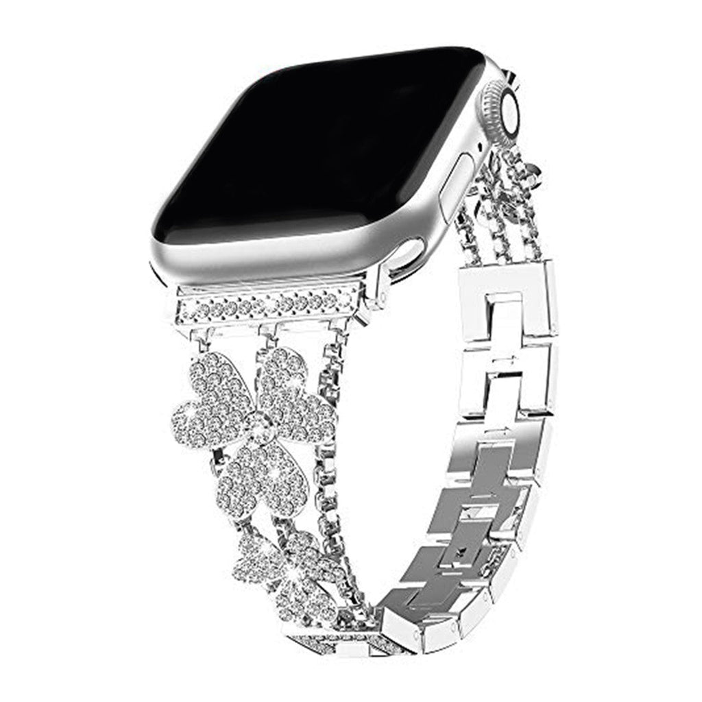 Fioralis Lux Flowery Bracelet Apple Watch Band – Floral Zirconia Luxury