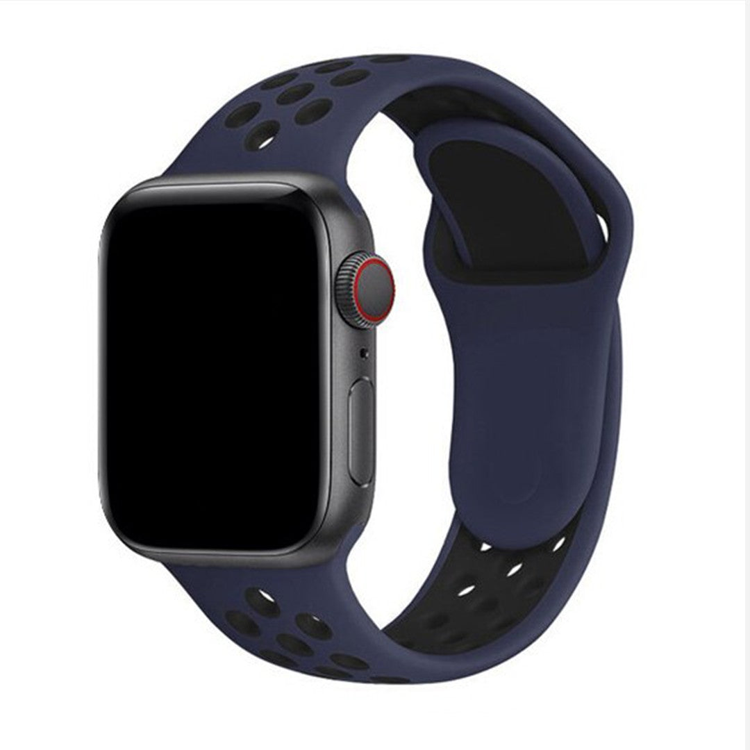 Veloura Sport Silicone Apple Watch Band – Breathable Performance Design