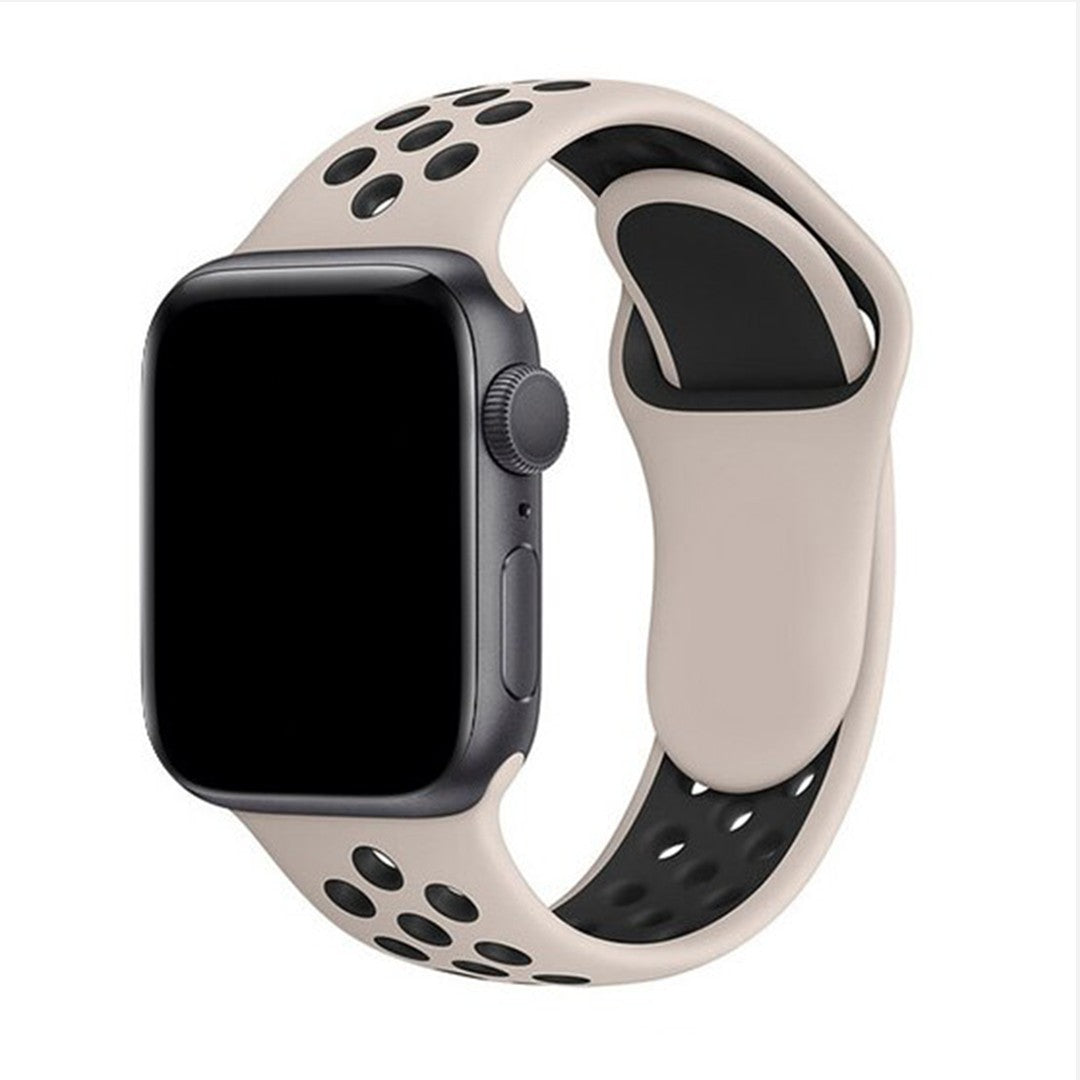 Veloura Sport Silicone Apple Watch Band – Breathable Performance Design