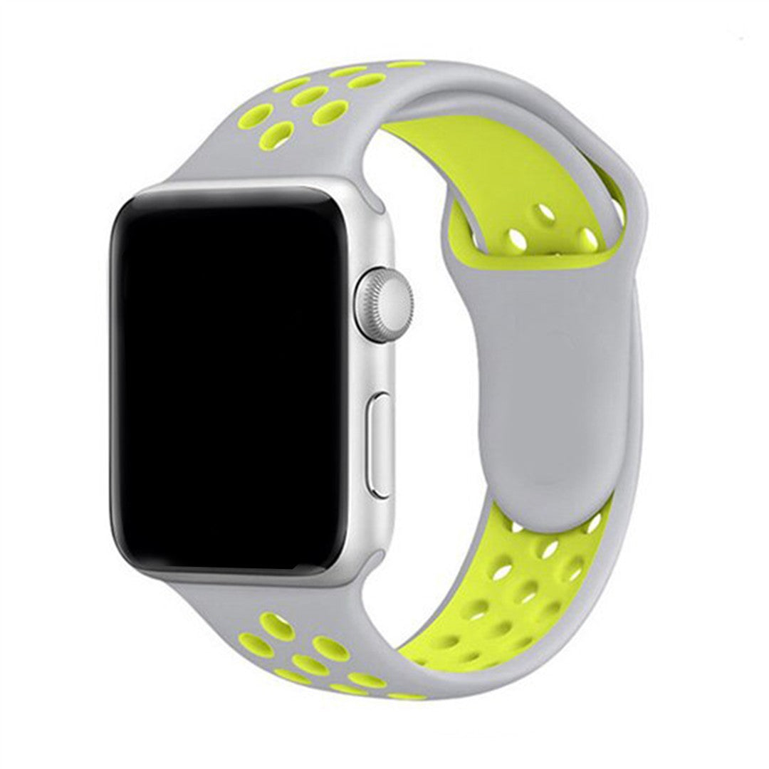 Veloura Sport Silicone Apple Watch Band – Breathable Performance Design