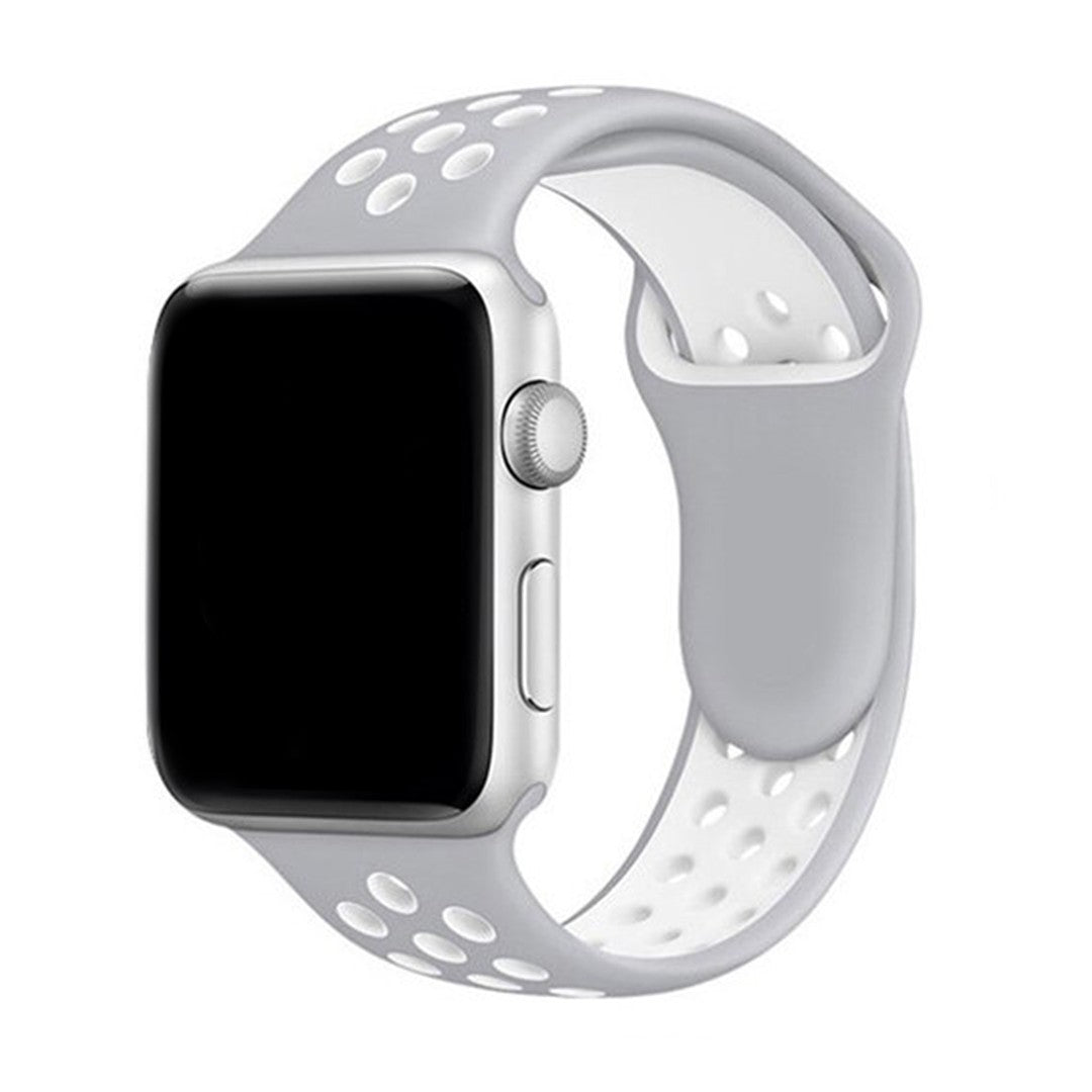 Veloura Sport Silicone Apple Watch Band – Breathable Performance Design