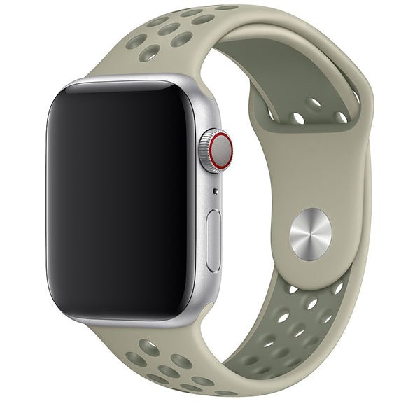 Veloura Sport Silicone Apple Watch Band – Breathable Performance Design