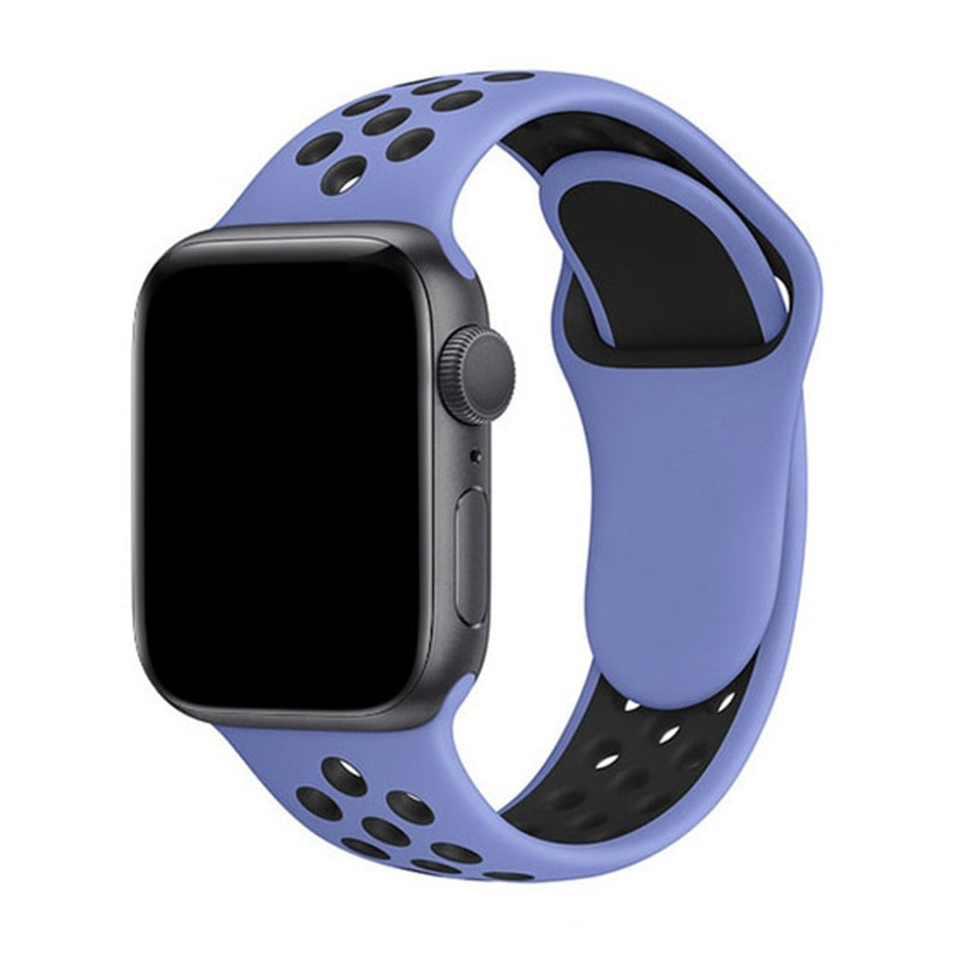 Veloura Sport Silicone Apple Watch Band – Breathable Performance Design