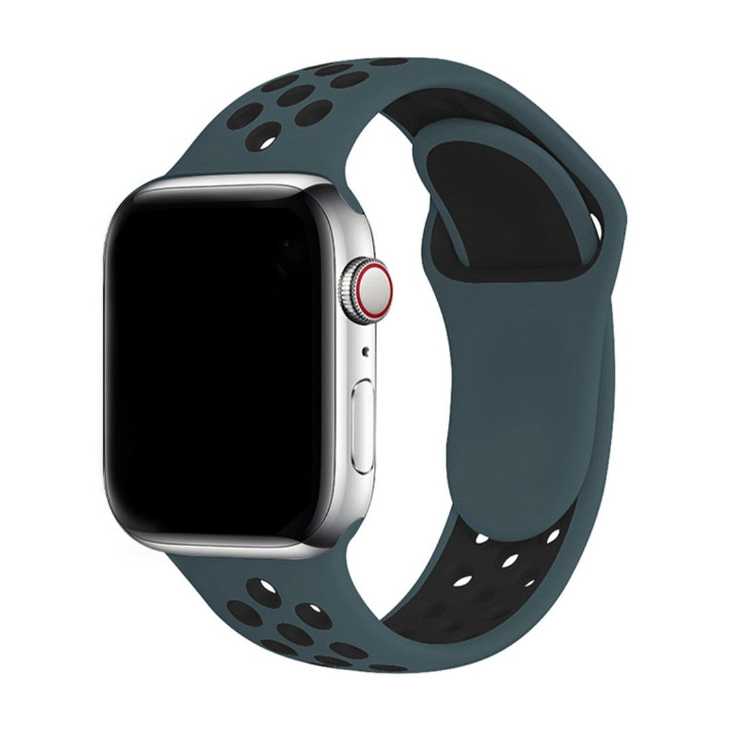 Veloura Sport Silicone Apple Watch Band – Breathable Performance Design