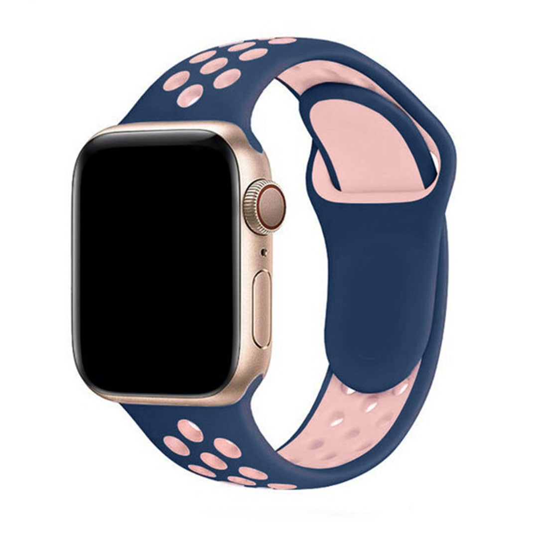 Veloura Sport Silicone Apple Watch Band – Breathable Performance Design