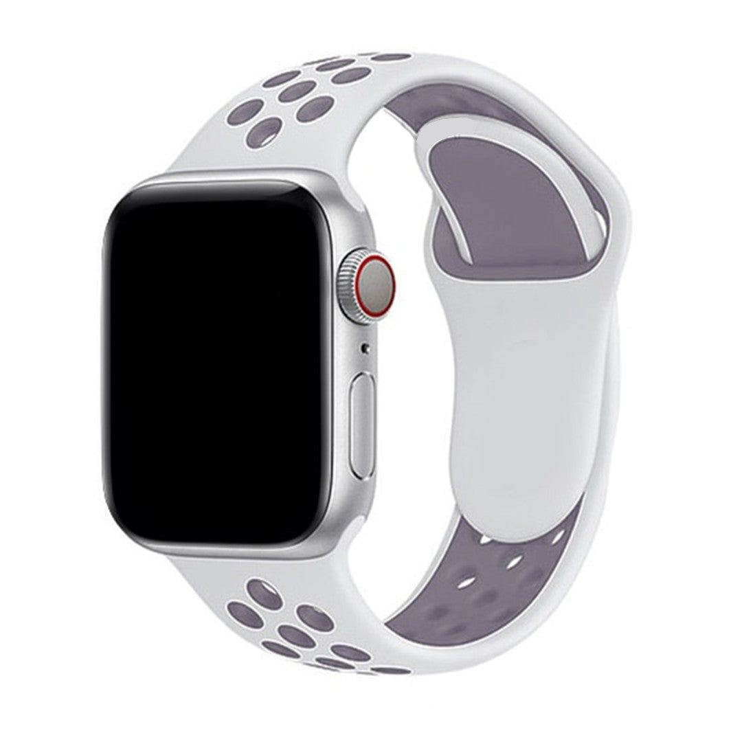 Veloura Sport Silicone Apple Watch Band – Breathable Performance Design