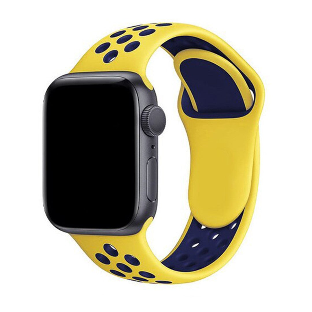 Veloura Sport Silicone Apple Watch Band – Breathable Performance Design