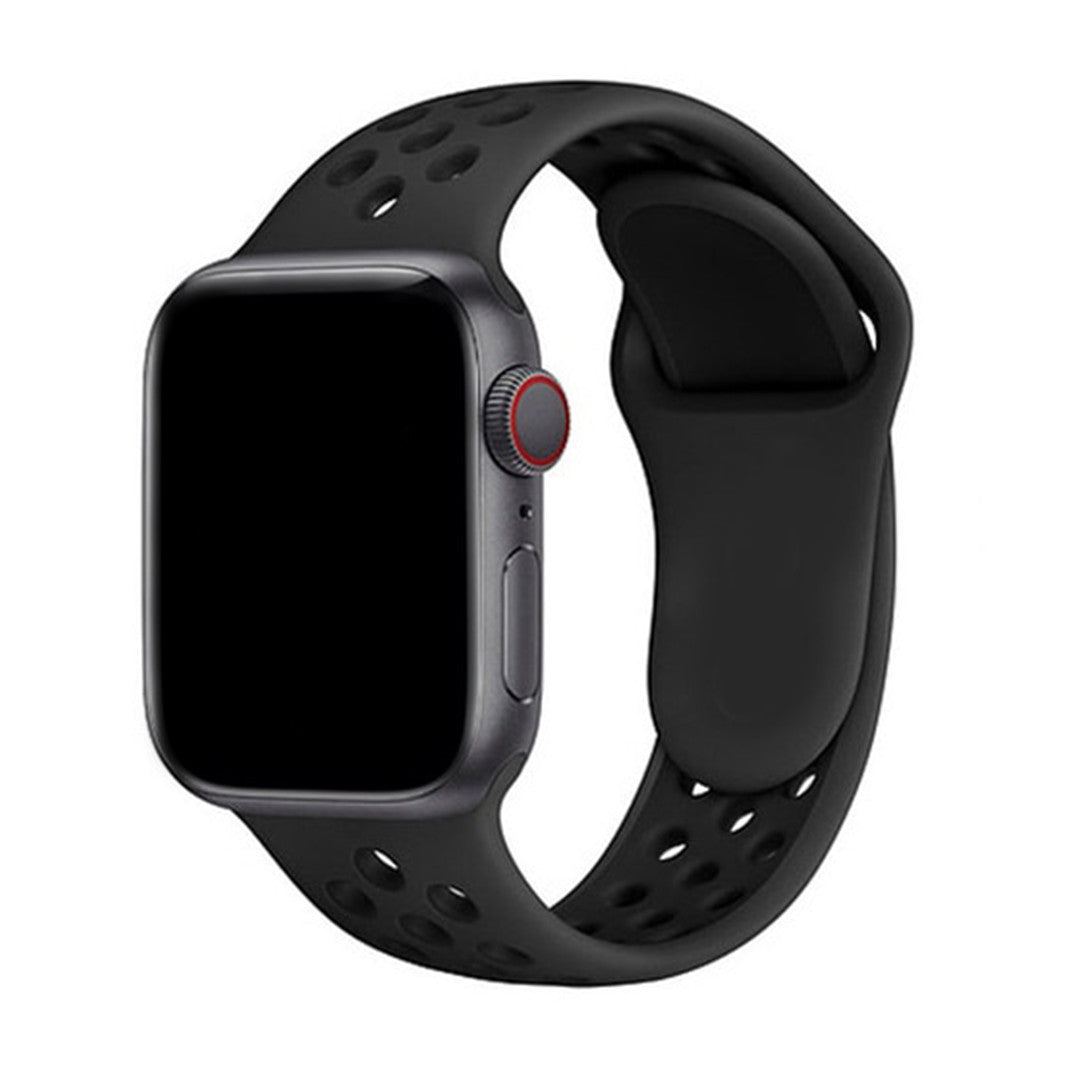 Veloura Sport Silicone Apple Watch Band – Breathable Performance Design