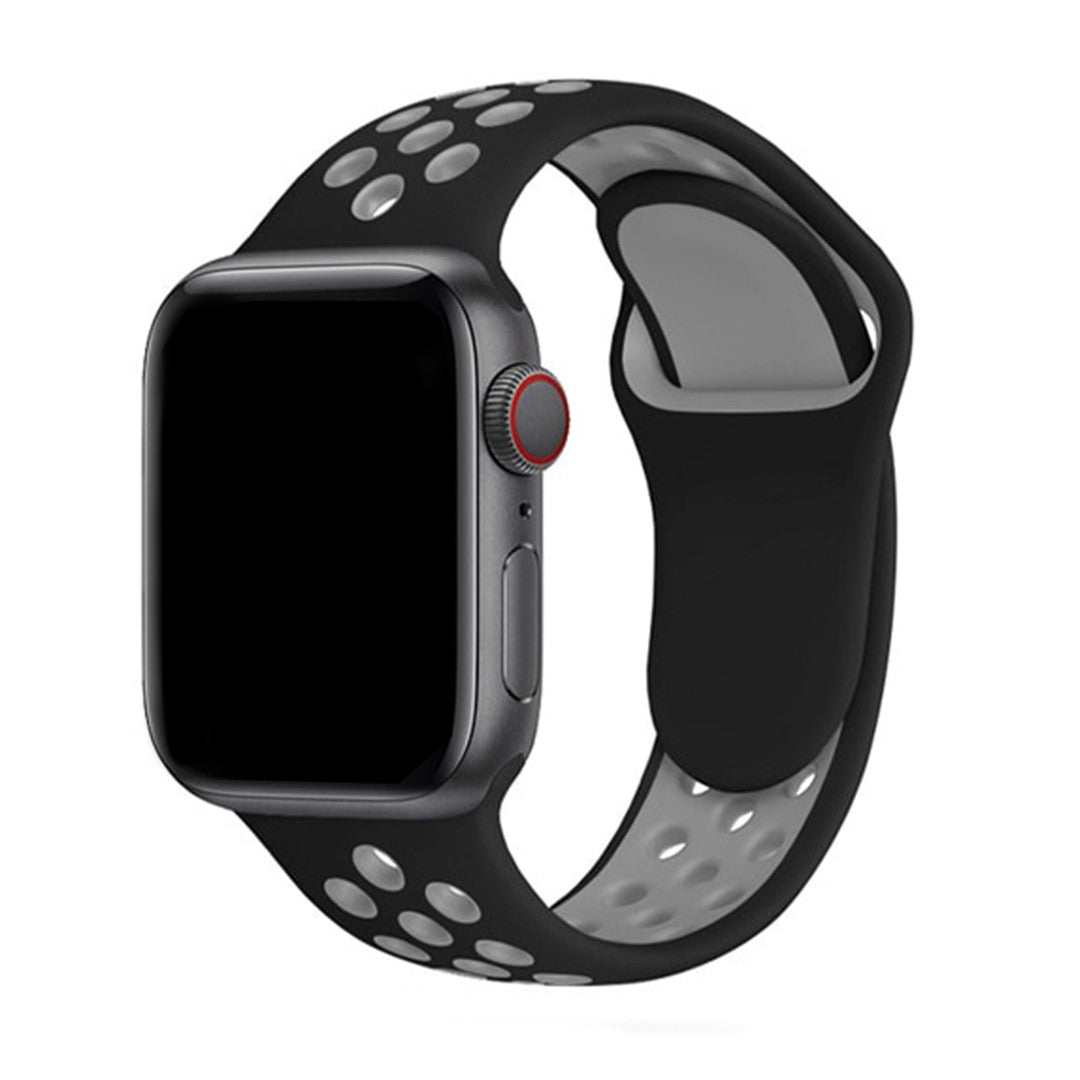 Veloura Sport Silicone Apple Watch Band – Breathable Performance Design