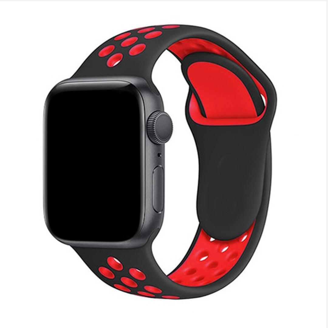 Veloura Sport Silicone Apple Watch Band – Breathable Performance Design