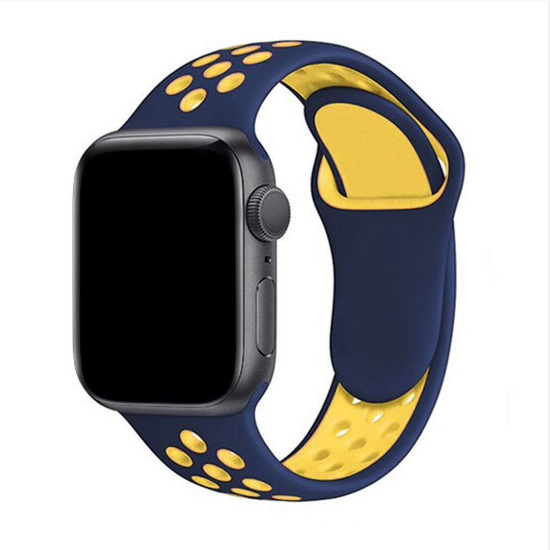 Veloura Sport Silicone Apple Watch Band – Breathable Performance Design