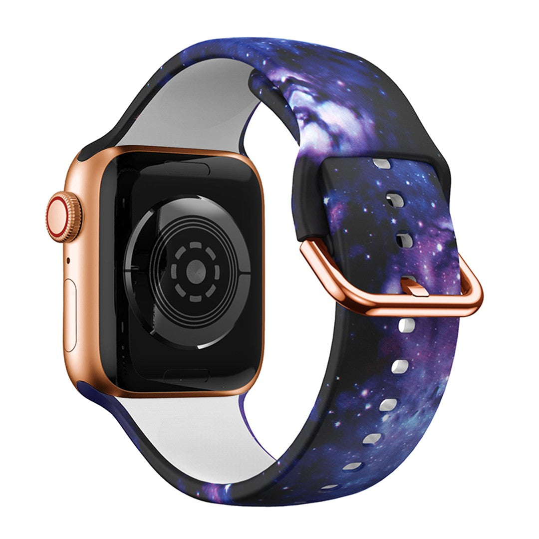 Virelia Printed Silicone Apple Watch Strap – Stylish Patterned Silicone