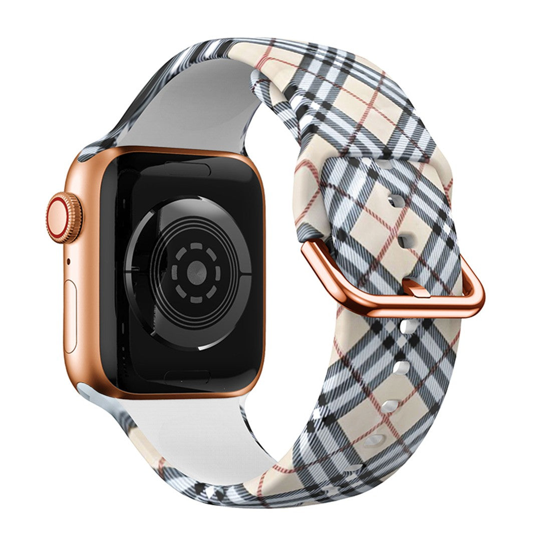 Virelia Printed Silicone Apple Watch Strap – Stylish Patterned Silicone