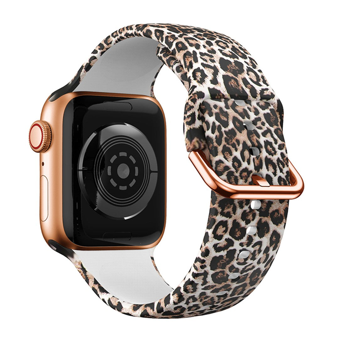 Virelia Printed Silicone Apple Watch Strap – Stylish Patterned Silicone